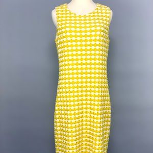 Yellow Calvin Klein Shift Dress Size 12